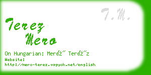 terez mero business card